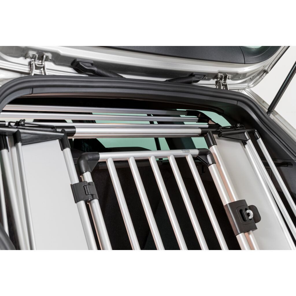 TRIXIE Tiertransportbox Höhenerweiterung für Universal-Heckgitter - hellgrau/silber - 92 × 27