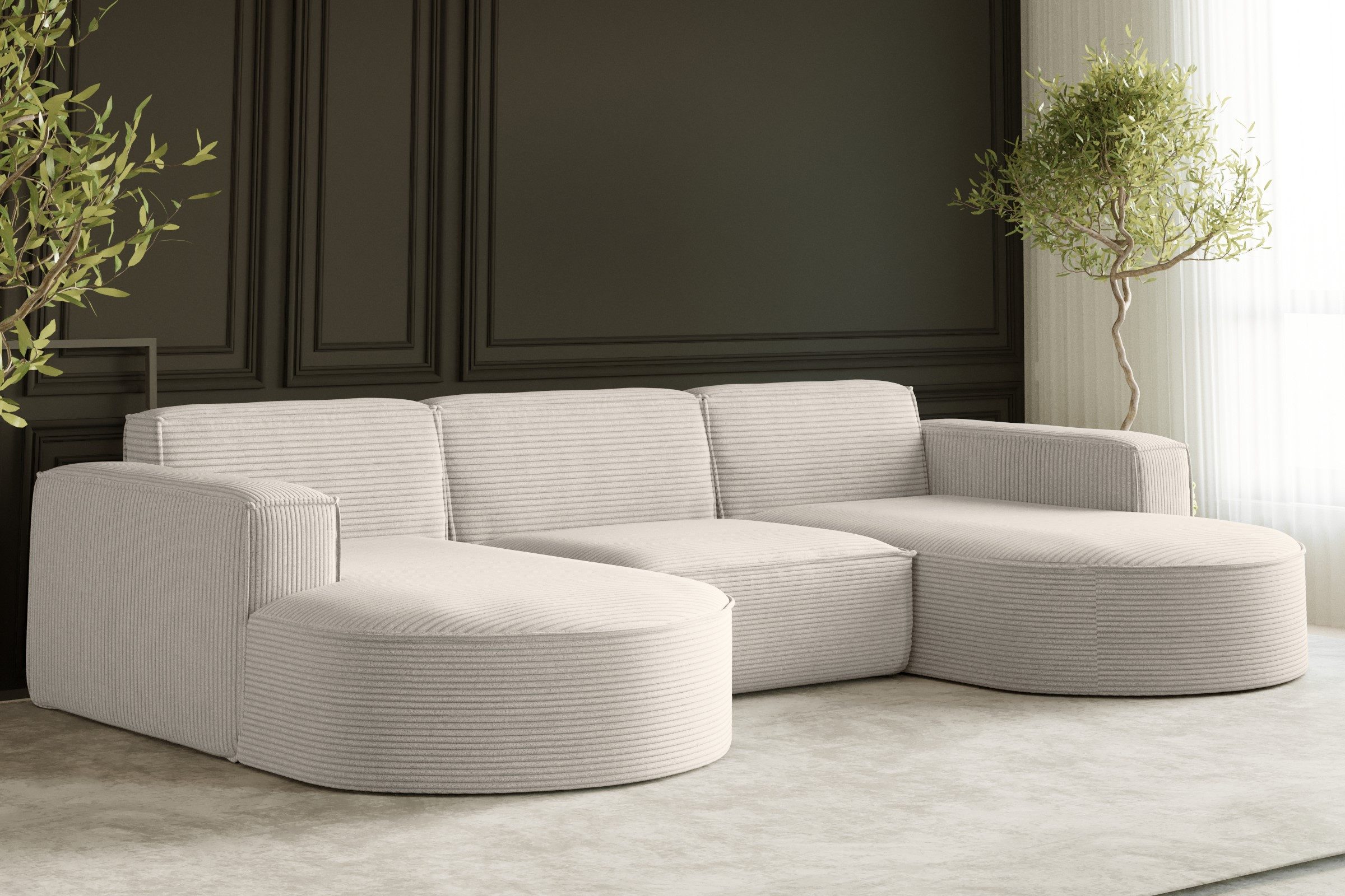 Kaiser Möbel Ecksofa Sofa U form, günstig online kaufen