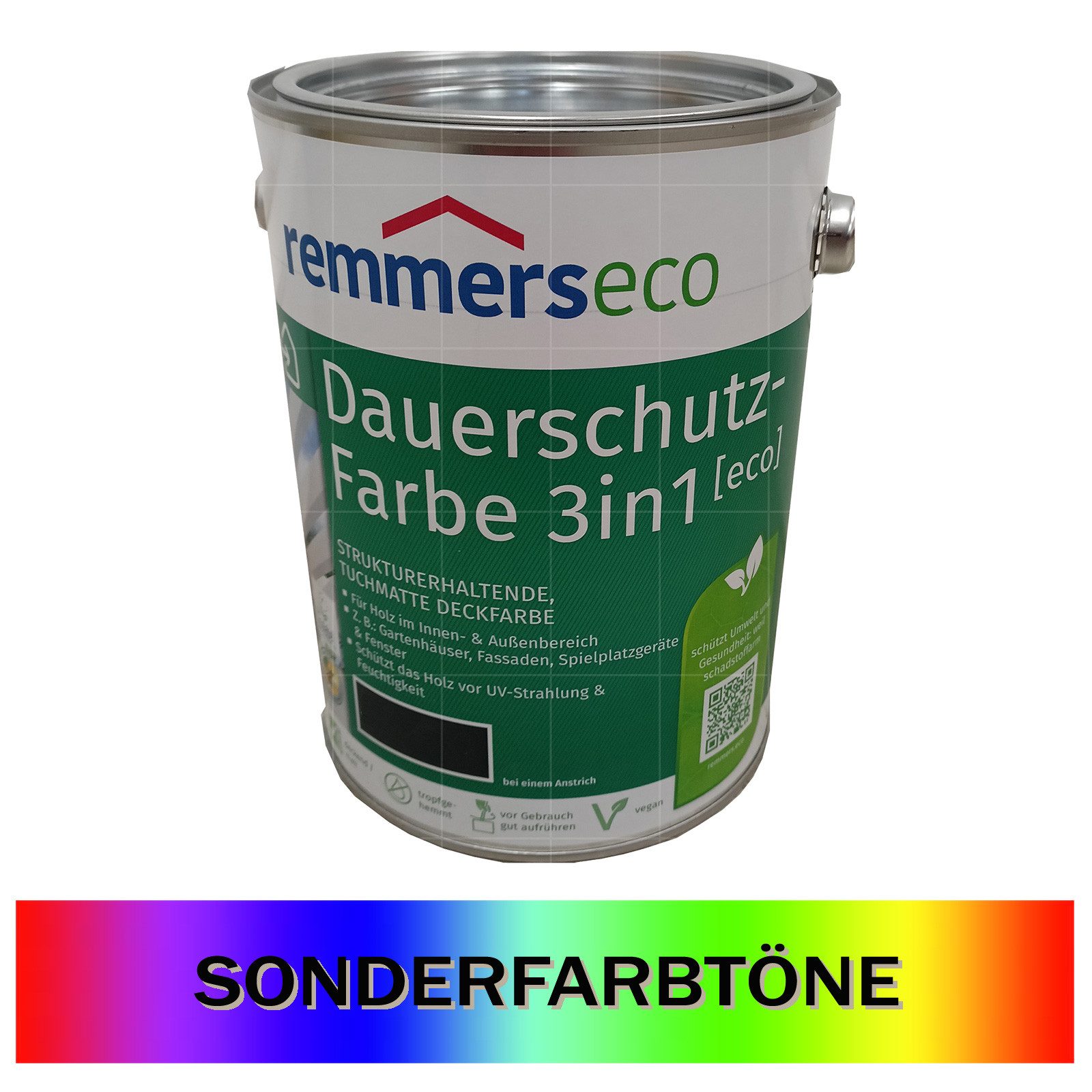 Remmers Ölfarbe ECO Dauerschutz-Farbe 3in1 Sonderton 2,5 LTR