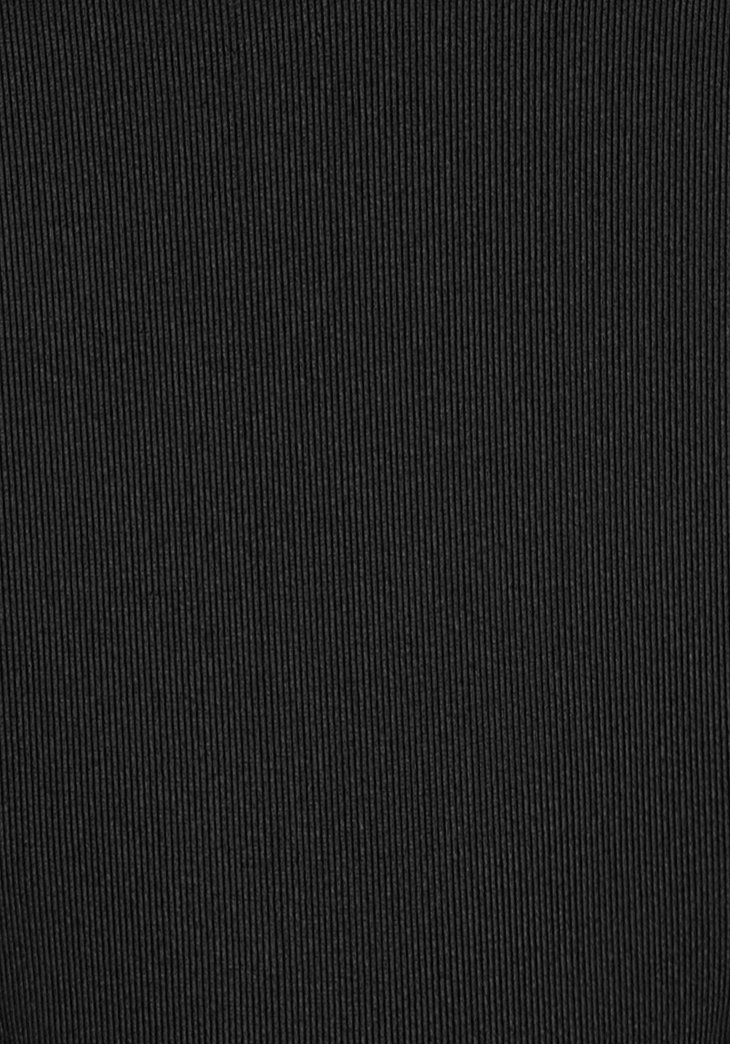 LASCANA Jazz-Pants Slips graphischer schwarz 2-St) (Packung, mit Spitze