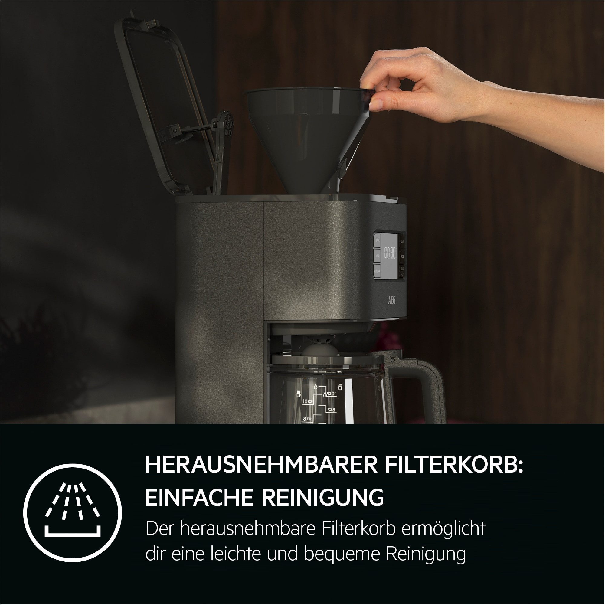 AEG Siebträgermaschine, Staubbeutel