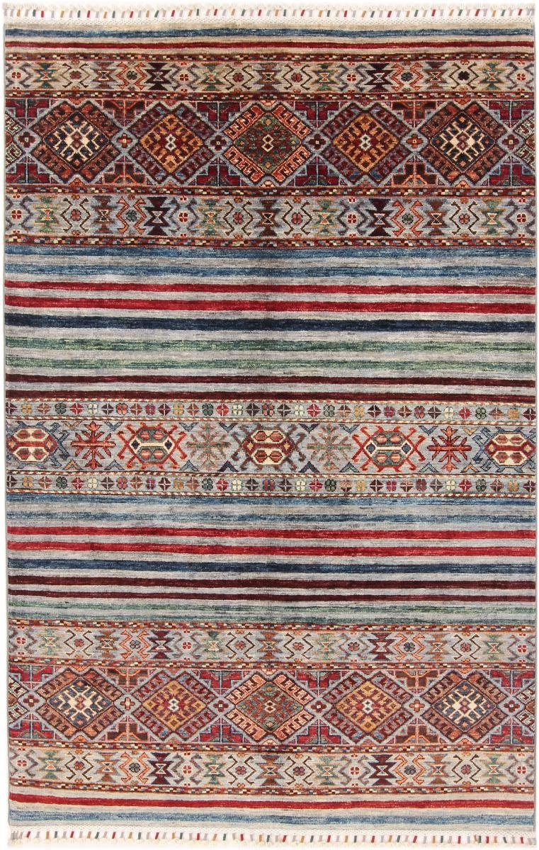 Orientteppich Arijana Shaal 125x193 Handgeknüpfter Orientteppich, Nain Trading, rechteckig, Höhe: 5 mm