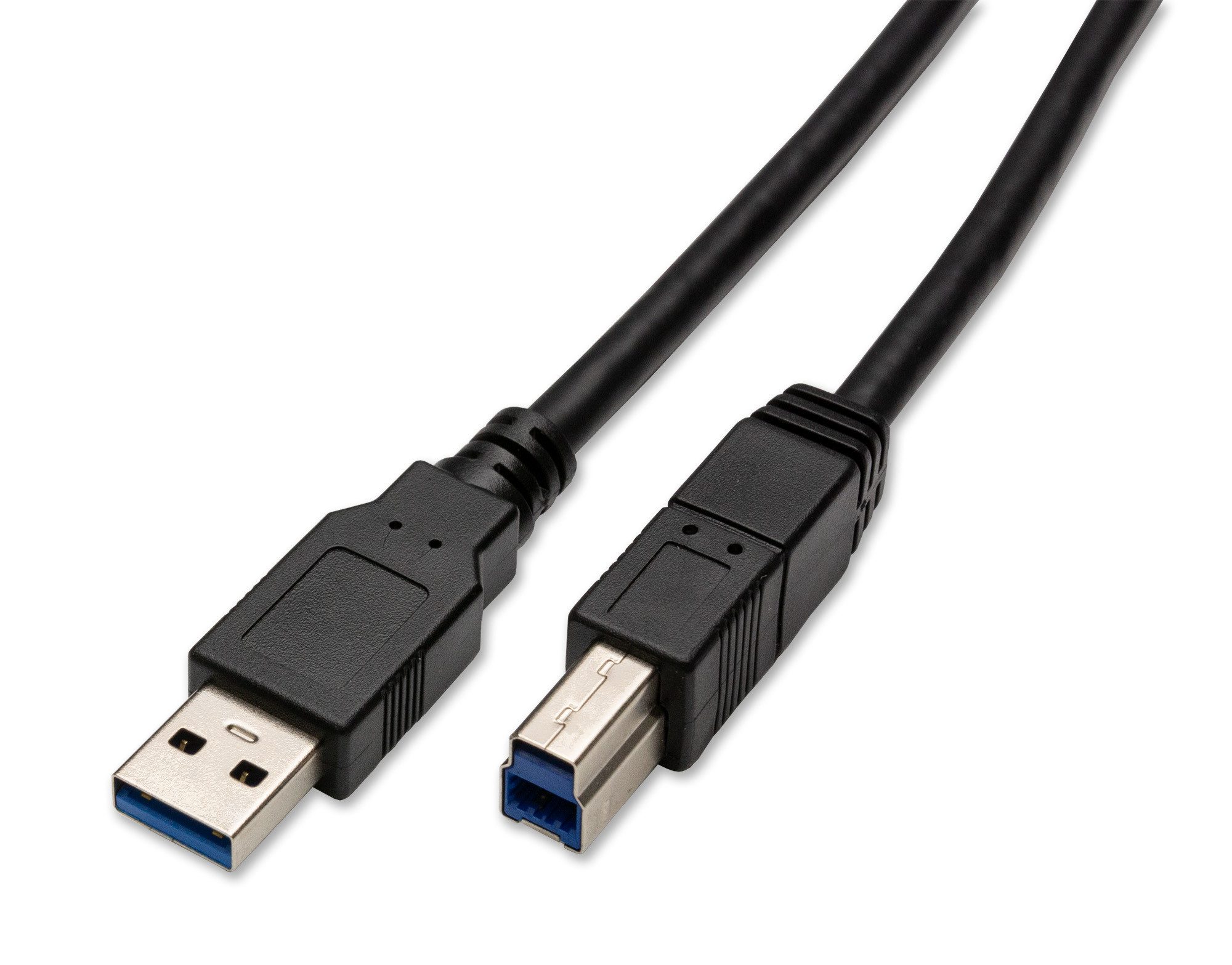 CAPTIVA Kabel USB Kabel A-Stecker B-Stecker schwarz 3m USB-A auf USB-B USB-Kabel