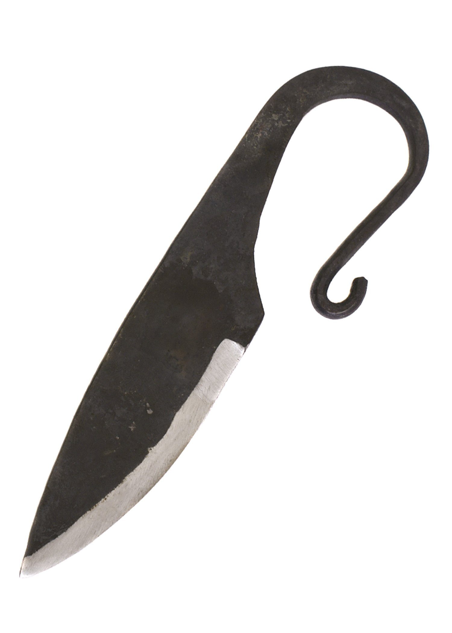 Battle Merchant Universalmesser Handgeschmiedetes Wikingermesser mit Lederscheide