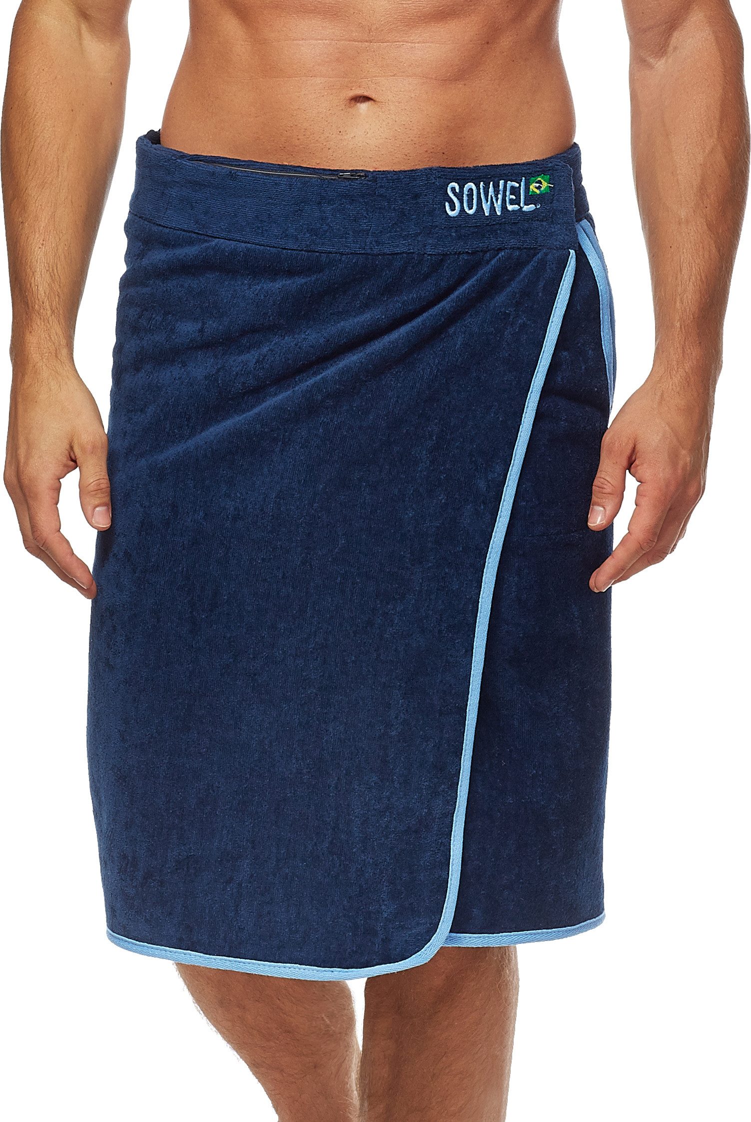 Sowel Saunatuch Saunakilt - Sauna Buddy, 100% Bio-Baumwolle, 60x140 cm