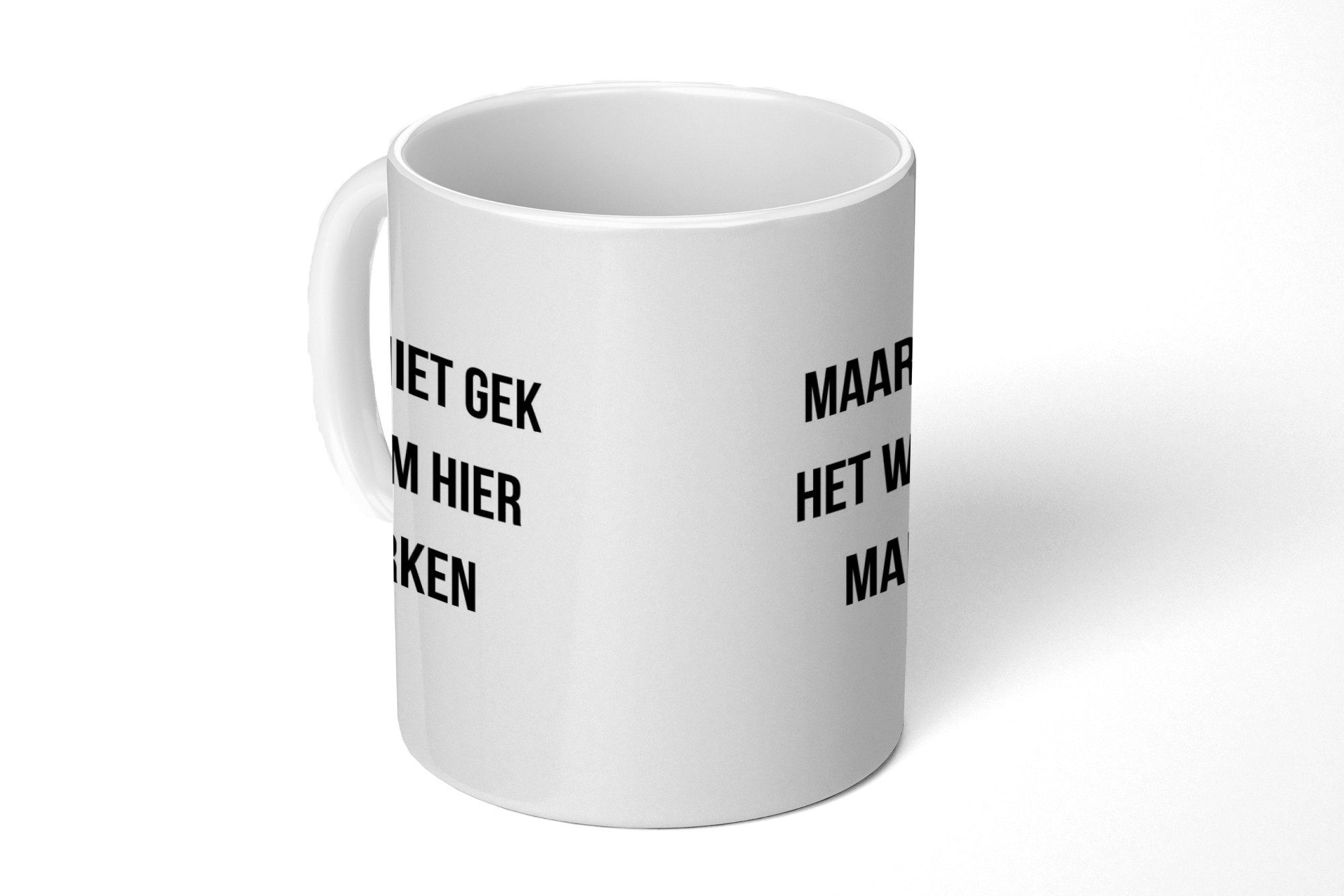 - Verrückt Becher, Teetasse, Teetasse, Sprichwörter MuchoWow Keramik, Geschenk - sein, Zitat Kaffeetassen, Tasse