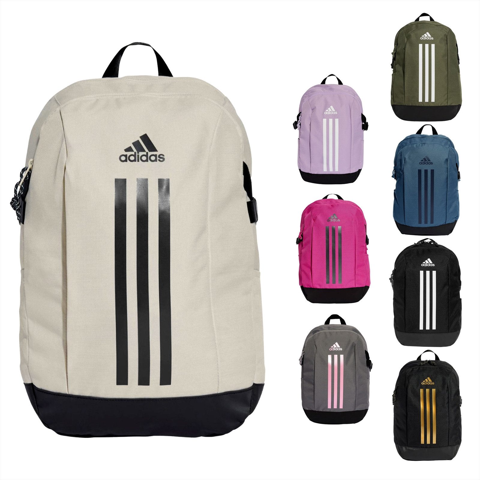adidas Sportswear Sportrucksack Power VII, mit markentypischen Streifen