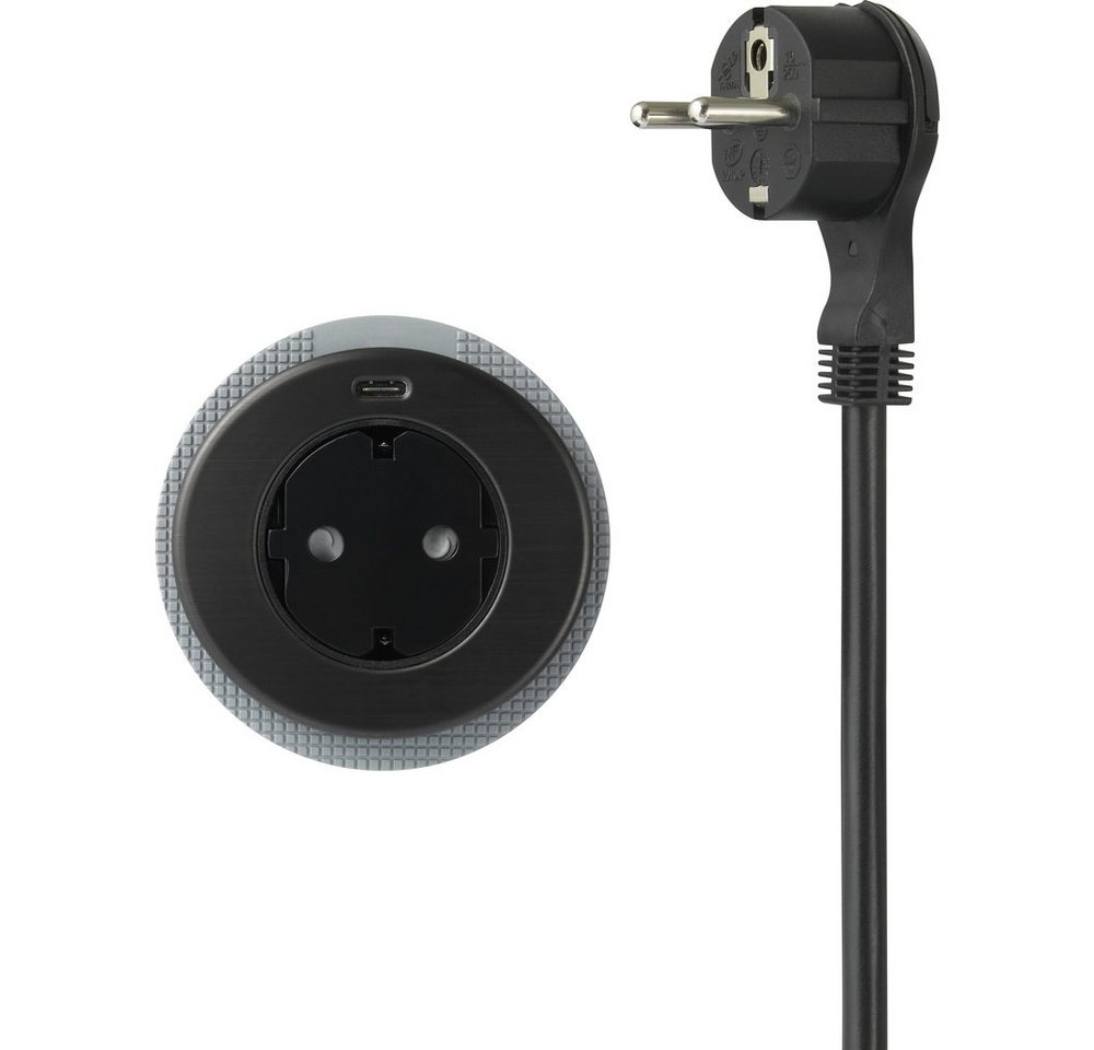 Thumbnail - Sygonix Steckdose Sygonix SY-4780160 Unterputz-Steckdose mit USB, erhöhter Berührungss
