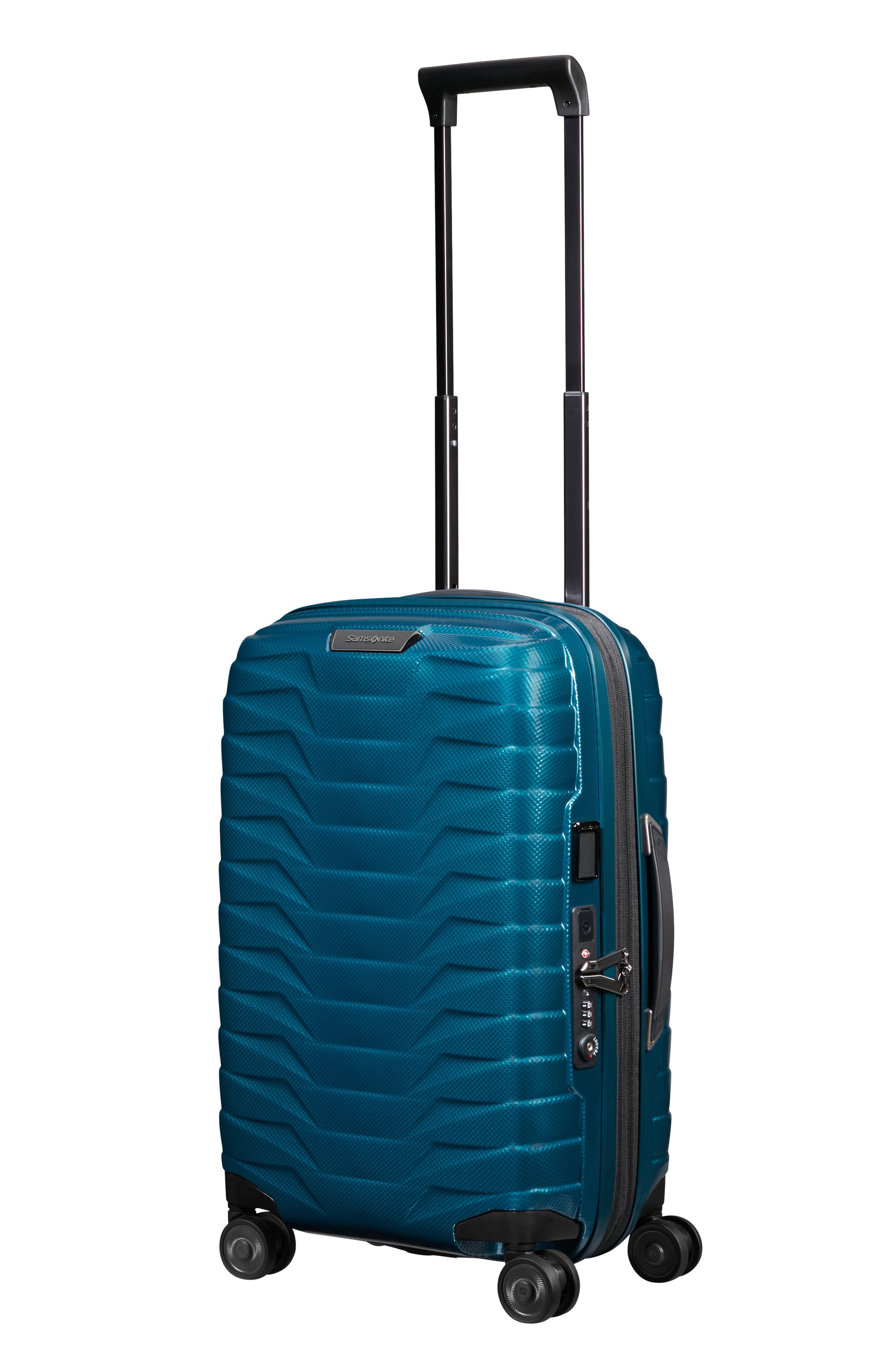 Samsonite Hartschalen-Trolley PROXIS, verschiedene Größen und Farben, 4 Rollen, arretierbares und versenkbares Druckknopf-Trolleysystem