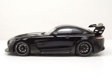 Minichamps Modellauto Mercedes AMG GT Black Series 2020 schwarz metallic Modellauto 1:18, Maßstab 1:18