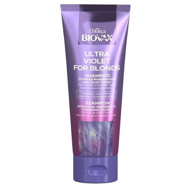 BIOVAX Haarshampoo L`BIOTICA Biovax Ultra Violet für Blondinen Shampoo Intensive
