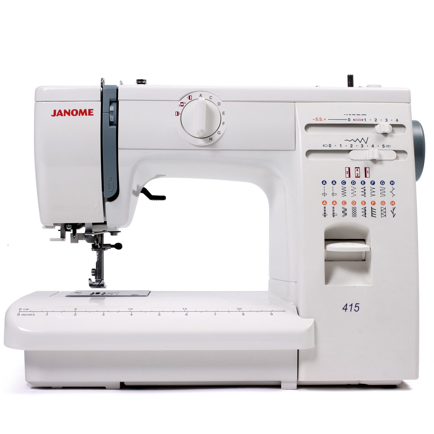 Janome Nähmaschine Modell 415, 15 Programme