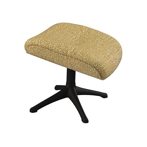 FLEXLUX Подставка для ног Elegant, Beinstütze, Entspannung, Skandinavisch, Ultimativer Komfort, Organische Formen, Robuster Schwarzer fuß, Weicher Stoff, Echtleder