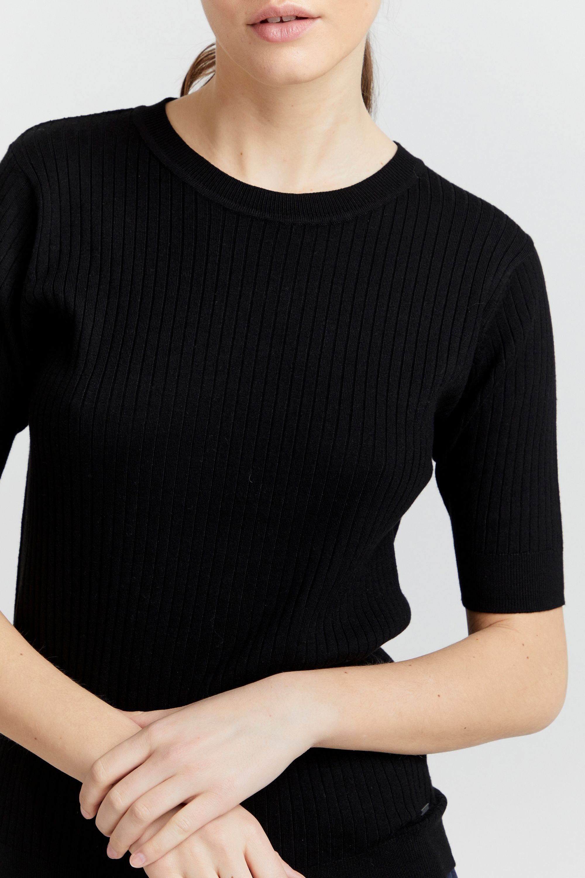 OXMO Kurzarmpullover OXRiona Modisches Oberteil