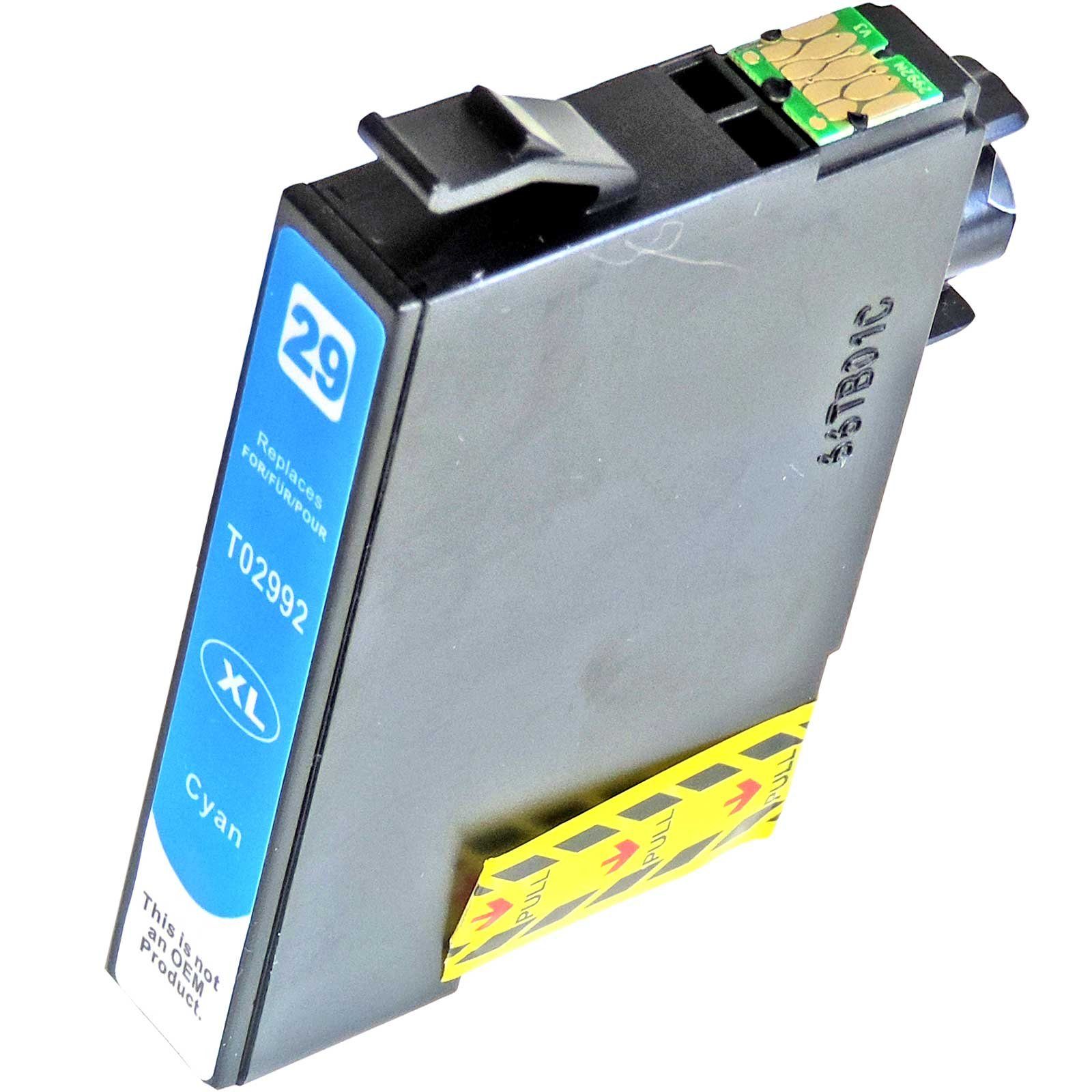 Kompatibel Epson Erdbeere, T2992, 29XL, C13T29924010 Cyan Tintenpatrone (Einzelpatrone, Series)