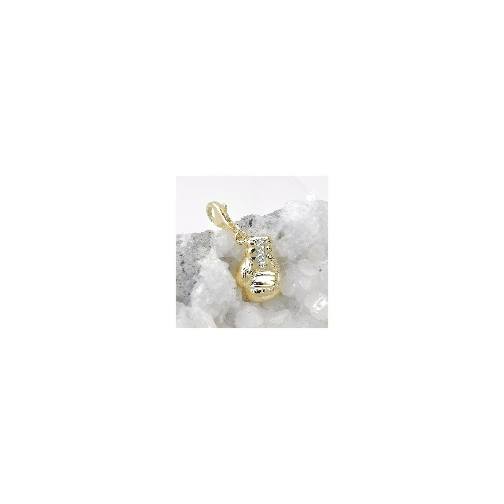 Charm-Einhänger 14x10mm Charm Boxhandschuh bicolor 9 günstig online kaufen