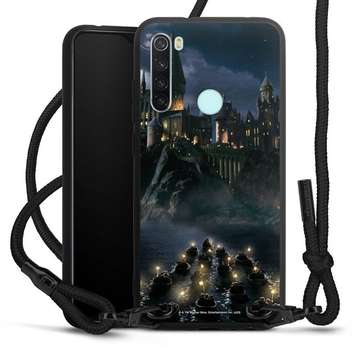 DeinDesign Handyhülle Hogwarts by Night Xiaomi Redmi Note 8 Premium Handykette Hülle mit Band Cover mit Kette