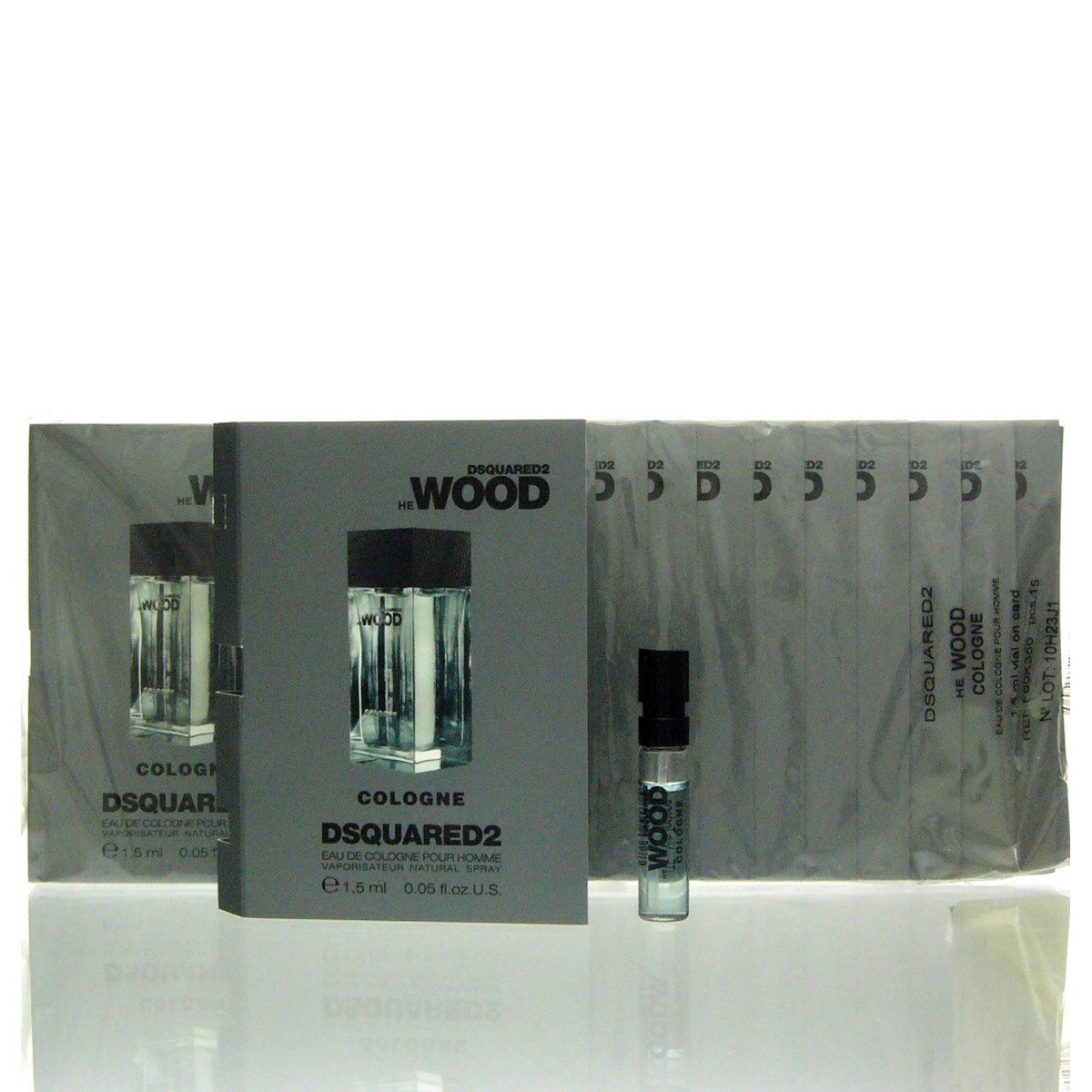 Dsquared2 Eau de Cologne Dsquared² He Wood Eau de Cologne 15 x 1,5 ml Spray = 22,5 ml Vials