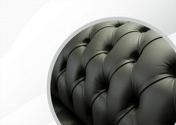 JVmoebel Chesterfield-Sofa, Chesterfield 3 Sitzer Sofa Design Sofa Couch 255 cm