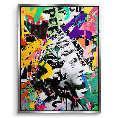 DOTCOMCANVAS® Leinwandbild STAY UNMOVED, Leinwandbild STAY UNMOVED Pop Art Portrait Wandbild Kunstdruck