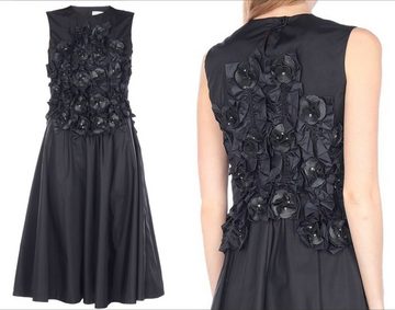 MONCLER Midikleid MONCLER GENIUS X NOIR KEI NINOMIYA FLORAL TECHNIQUE FLARED DRESS KLEI