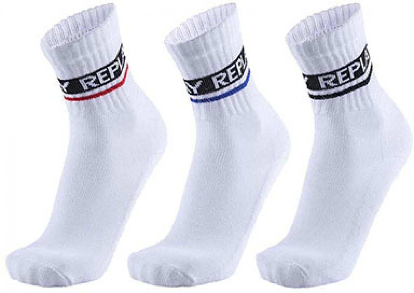 Replay Basicsocken Tennis Socks (3 Pair Card wrap) 35/38 bis 43/46