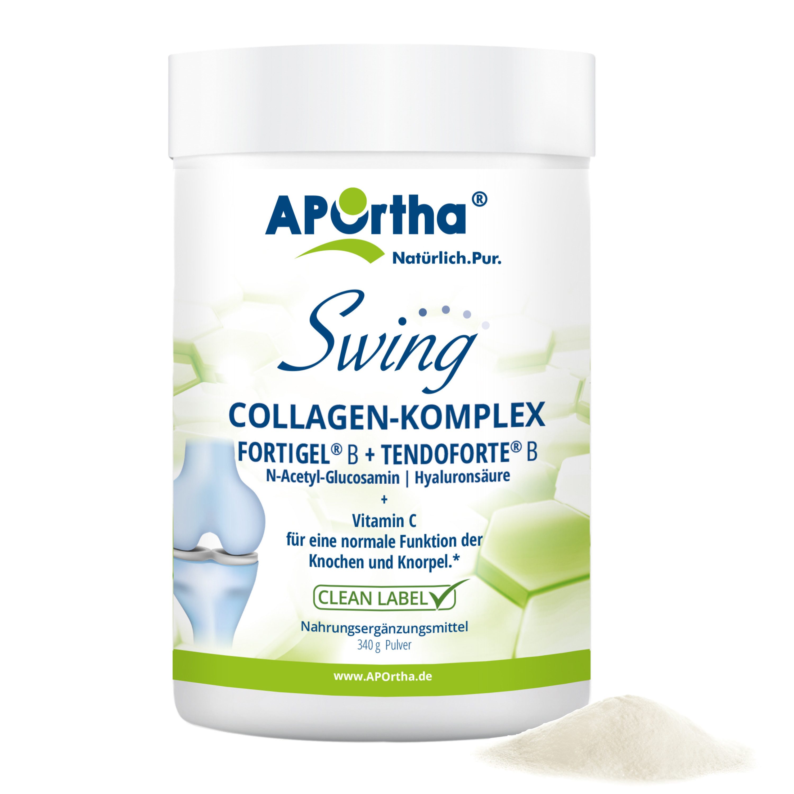 APOrtha APOrtha Swing Collagen-Komplex FORTIGEL® + TENDOFORTE® 340 g Pulver, 340 g