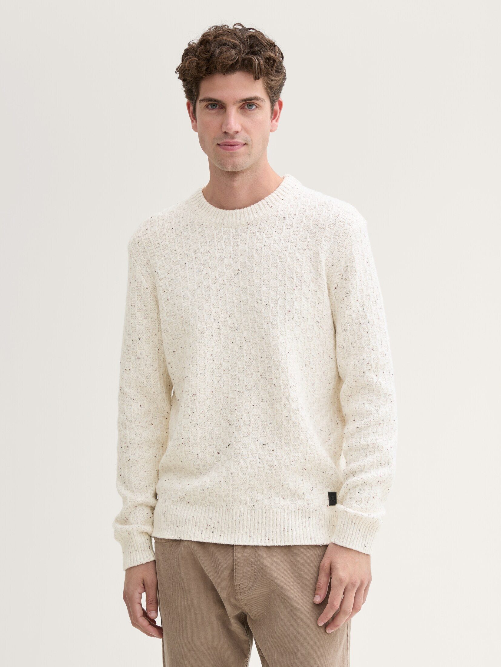 Strickpullover Strickpullover mit Struktur