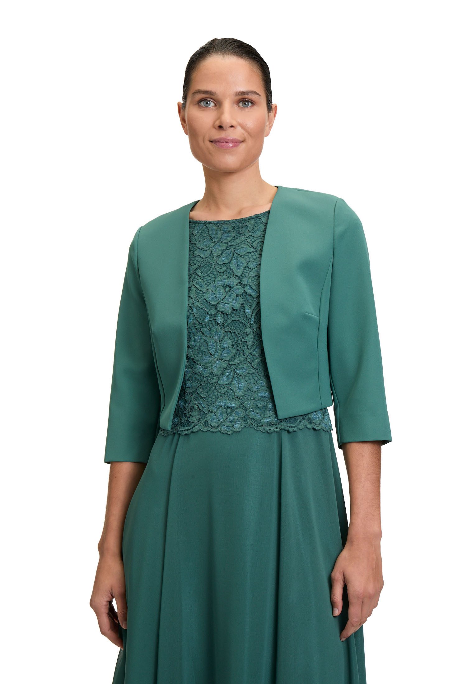 Vera Mont Bolerojacke Vera Mont Bolero-Jacke mit Kellerfalten
