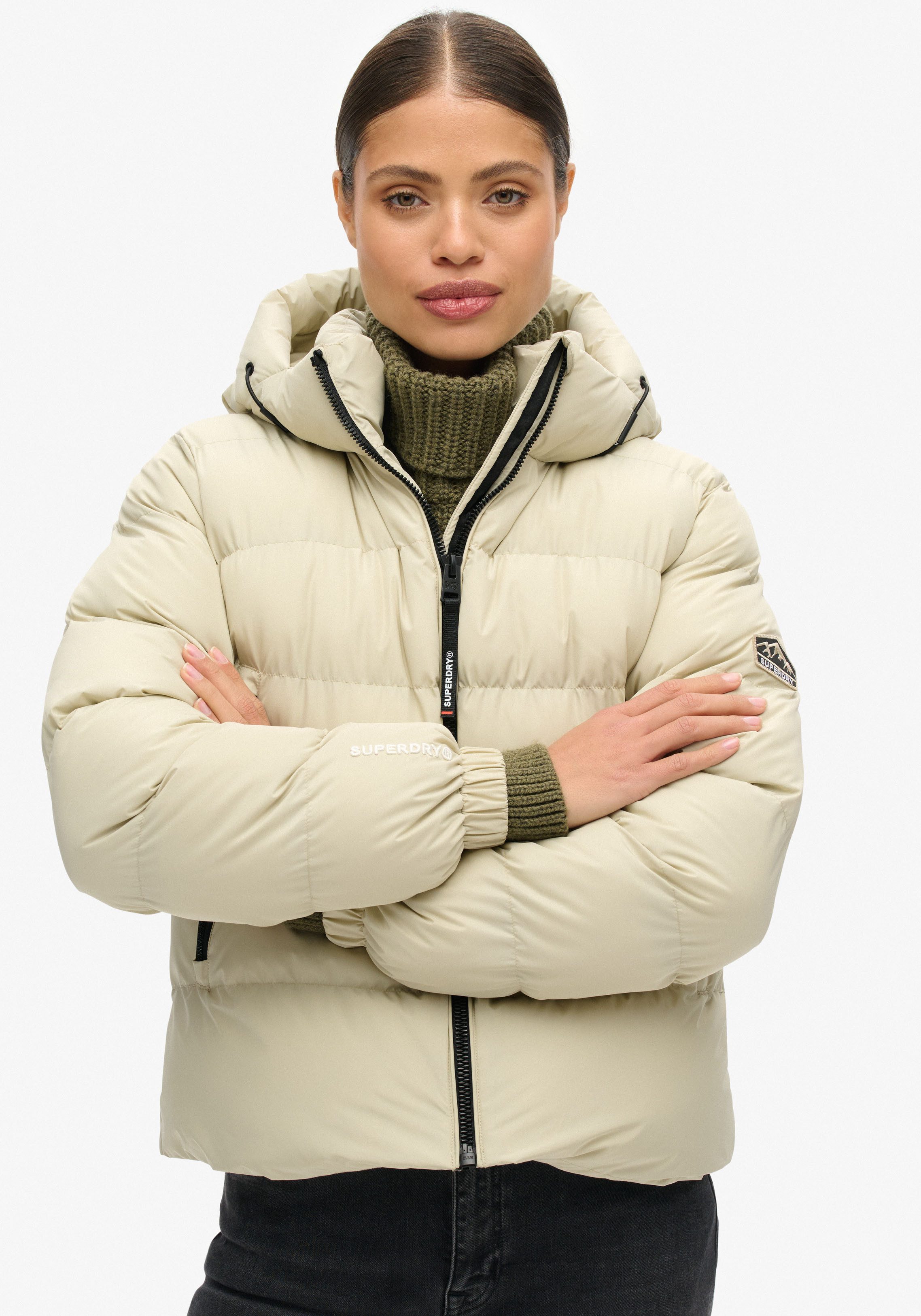 Steppjacke HOODED SPORTS PUFFER JACKET
