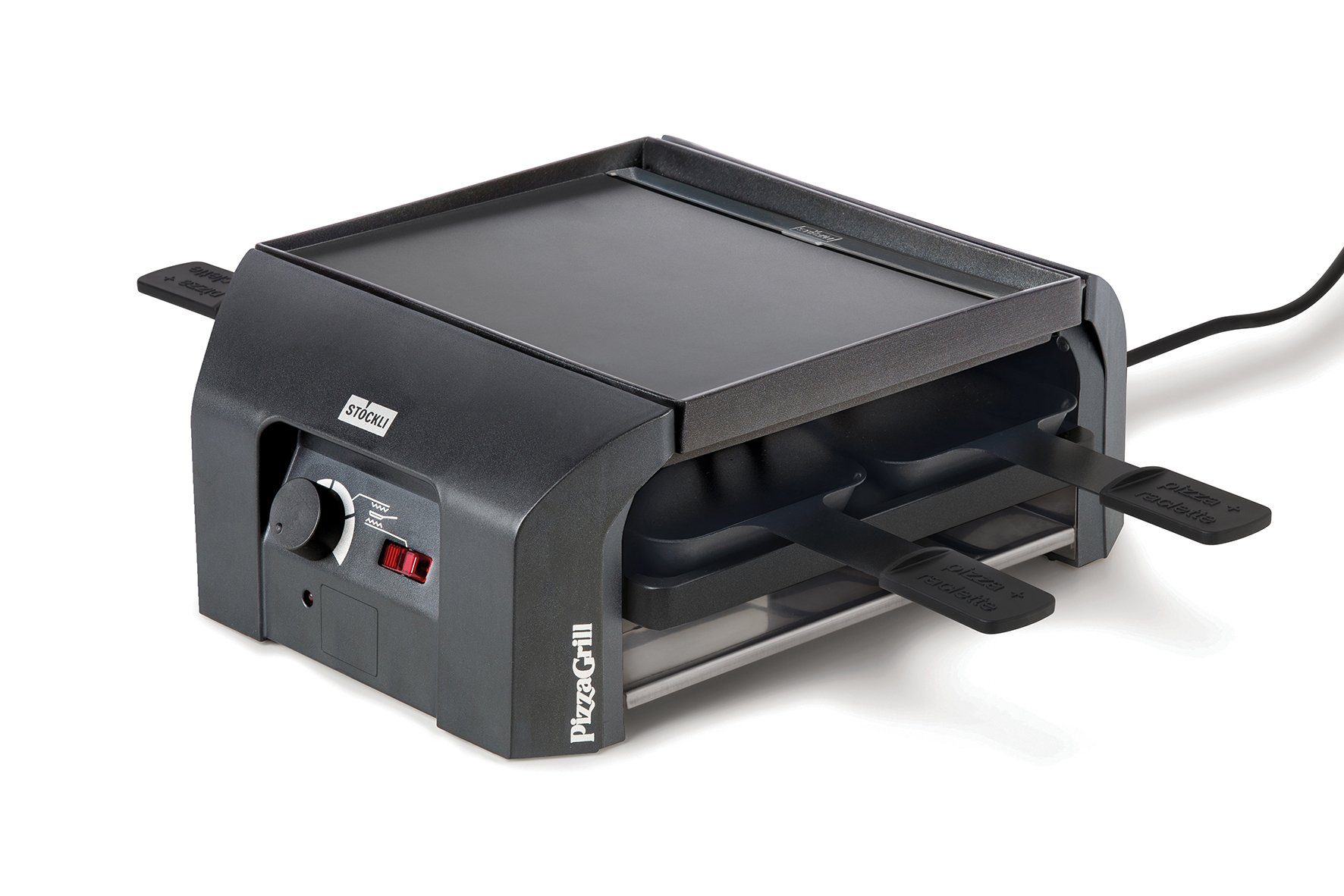 Stöckli Raclette Stöckli Raclette + Pizza Grill Four4 Erweiterungsgerät Anthrazitt