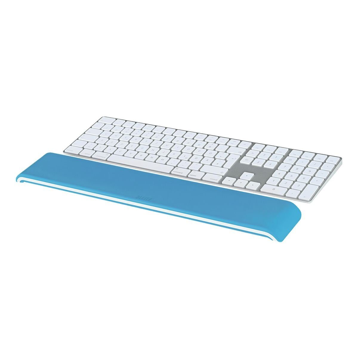 mit blau LEITZ Tastatur-Handballenauflage WOW, Ergo Schaumstofffüllung
