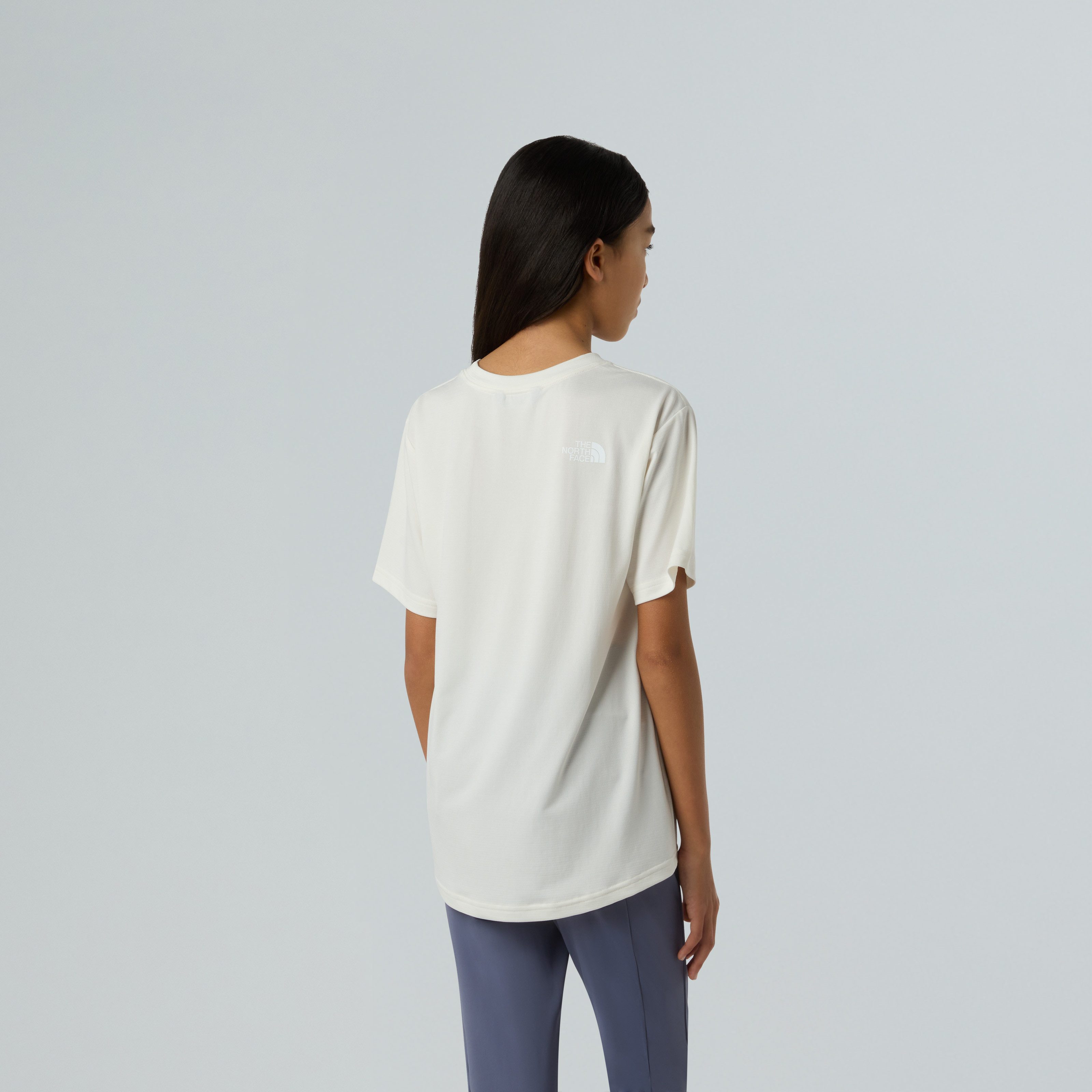 The North Face Funktionsshirt TEEN NEW 24/7 SS TEE sportlicher Stil, Kurzarm, schnell trocknendes Material, Logodrucke