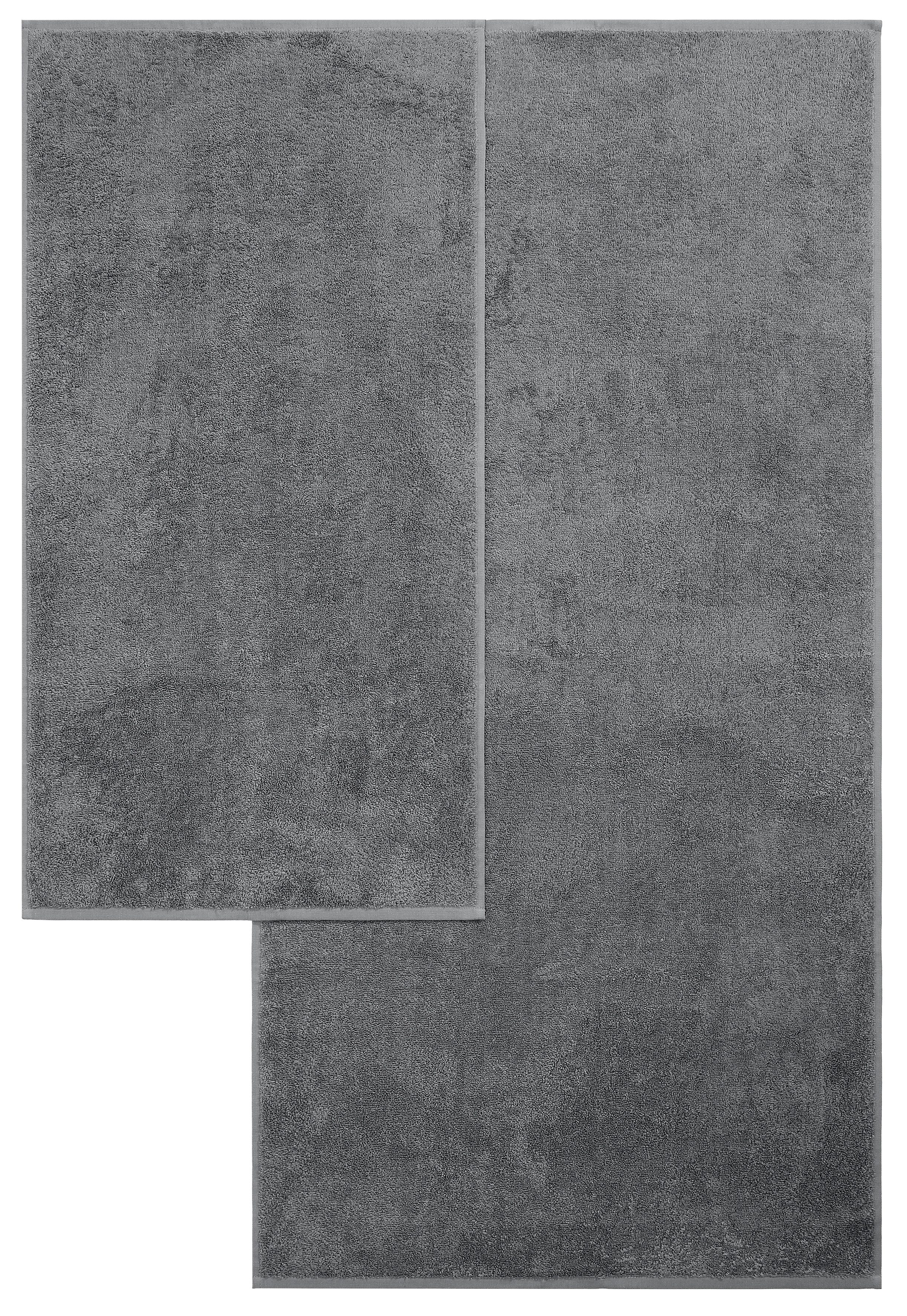 OTTO home Handtuch Set Merida, 4 Duschtücher 70x140cm, 4 Handtücher 50x100cm, Frottier (8-St), kuschelig weich, einfarbig, 100% Baumwolle