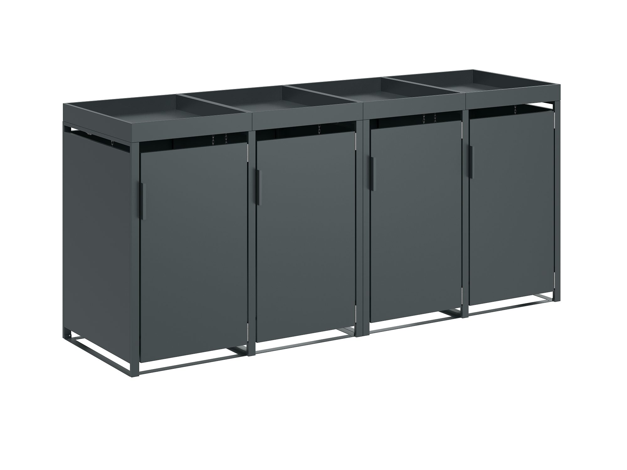 STEELSØN Mülltonnenbox Thoria 240L, Für 4 günstig online kaufen