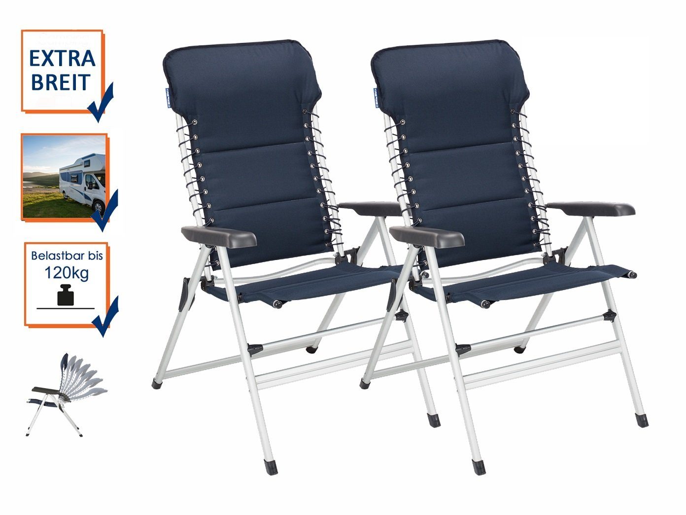 Campart Campingstuhl (2er SET, 2 St), günstig online kaufen