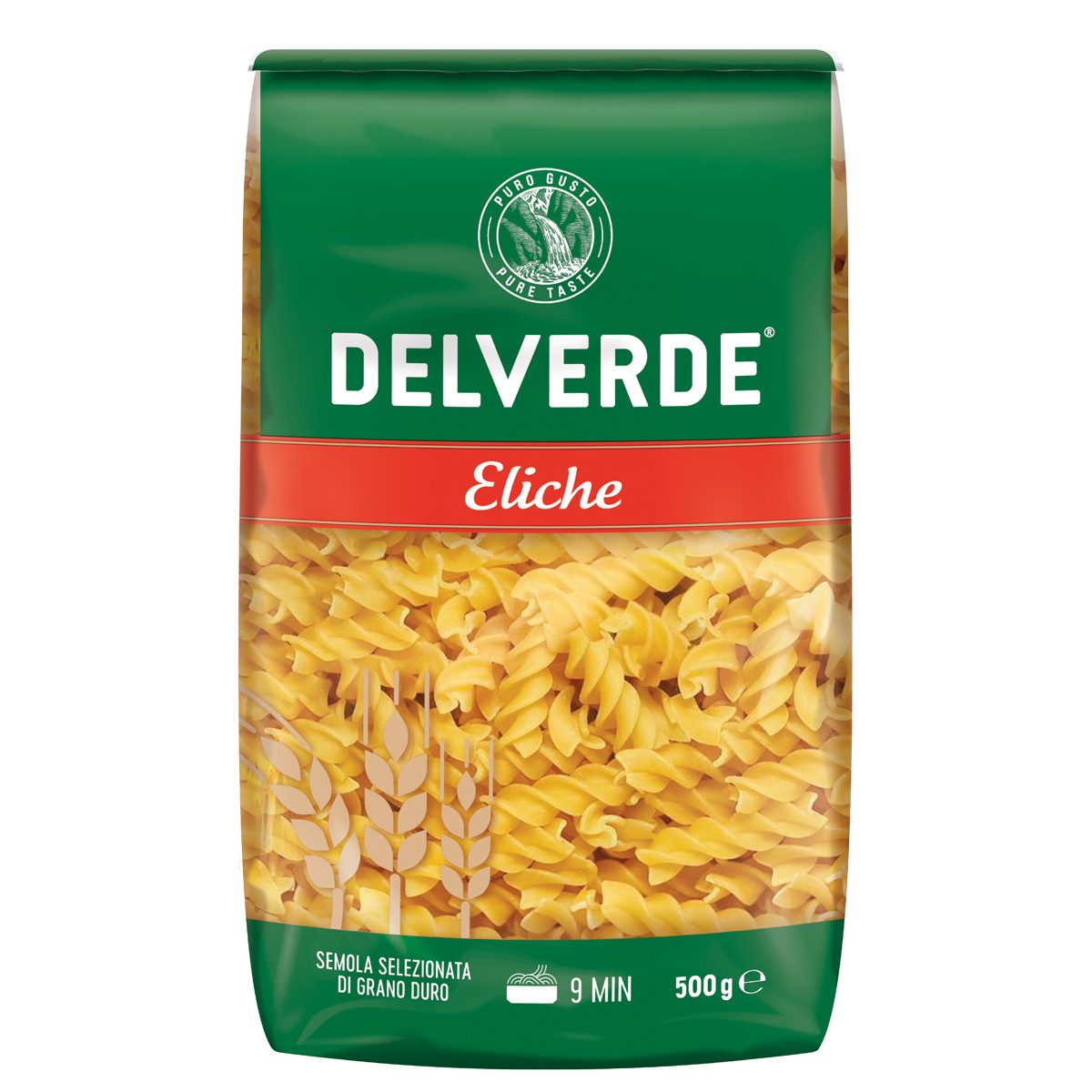 DELVERDE Nudeln, Delverde Eliche Pasta Nudeln Semola Selezionata di Grano Duro 500g