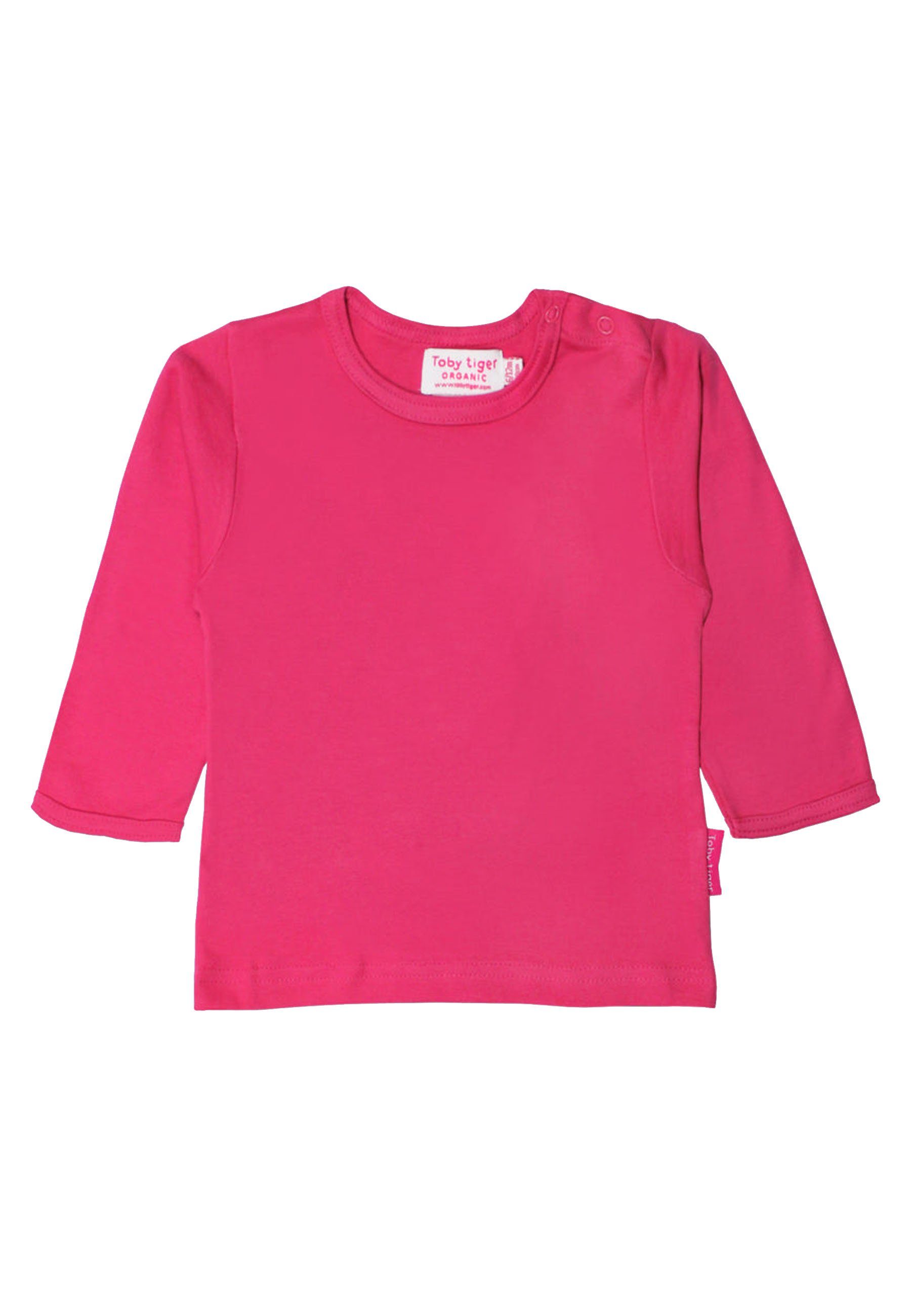 Toby Tiger Langarmshirt in Pink