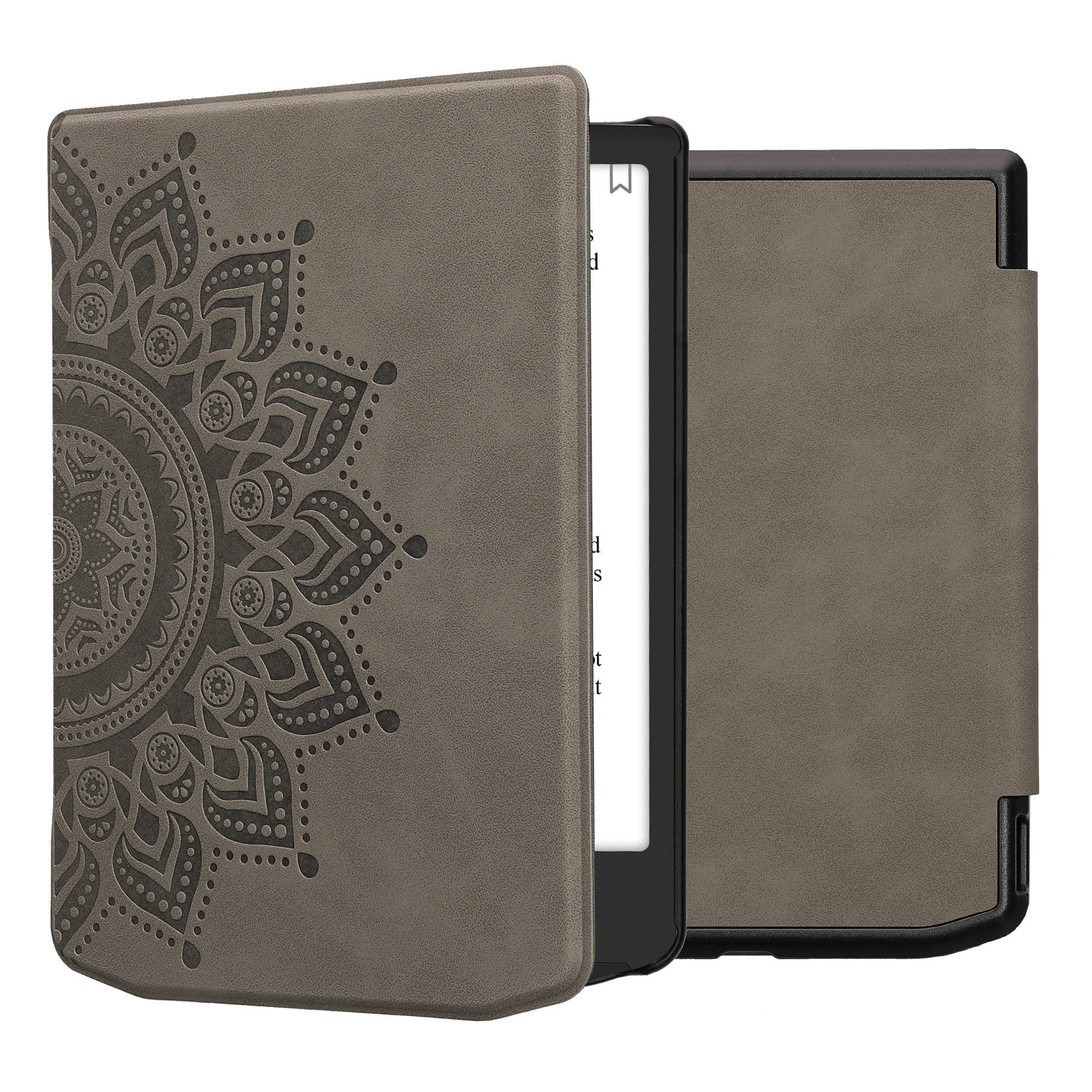 kwmobile E-Reader-Hülle Schutzhülle für Pocketbook Verse / Verse Lite / Verse Pro / Color, eReader Flip Case mit Auto Sleep Funktion