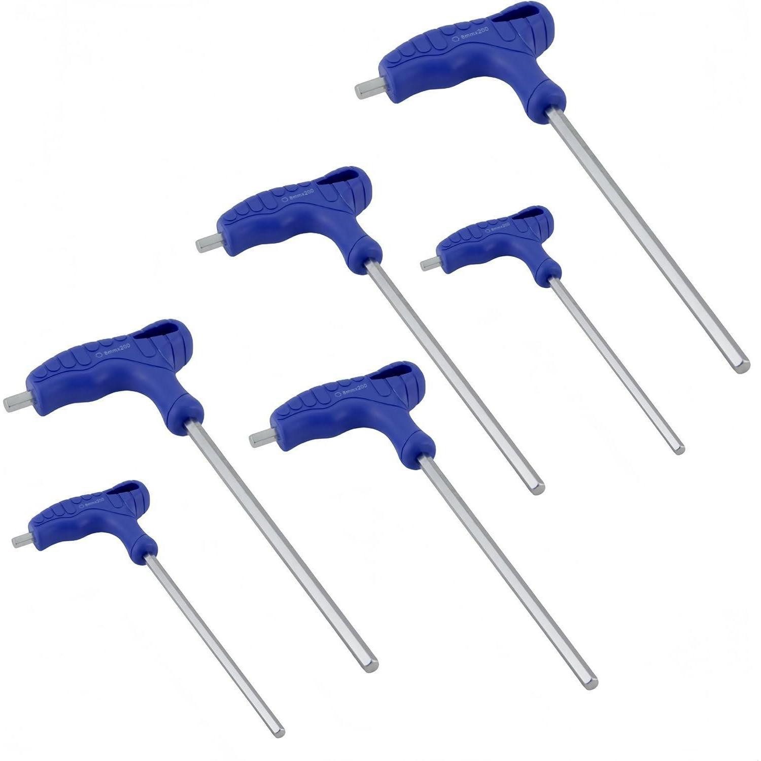 LuxusKollektion Innensechskantschlüssel Innensechskantschlüssel-Set T-Griff 6tlg