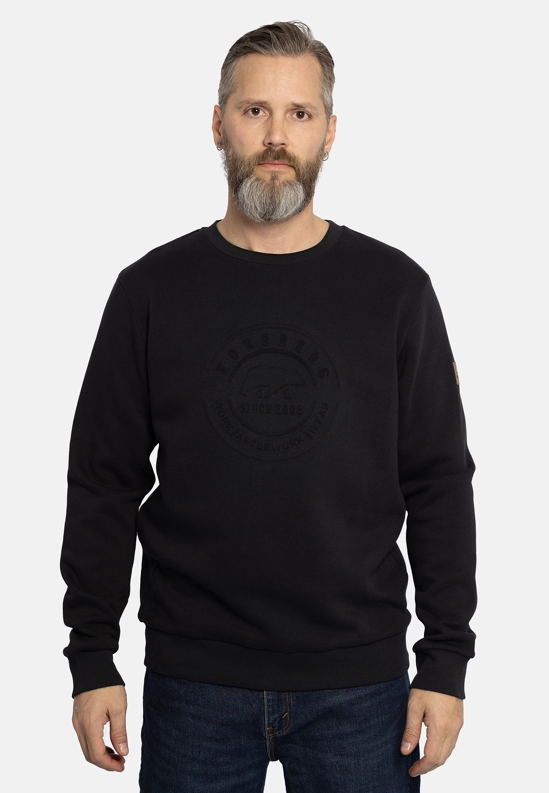 FORSBERG Sweatshirt Sweatshirt mit 3D Logo