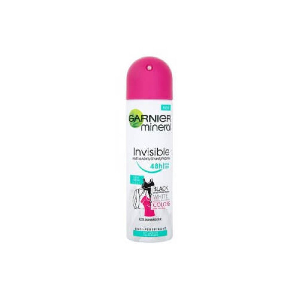GARNIER Deo-Spray Mineral Mineral Unsichtbares Antitranspirant 48H 150 ml