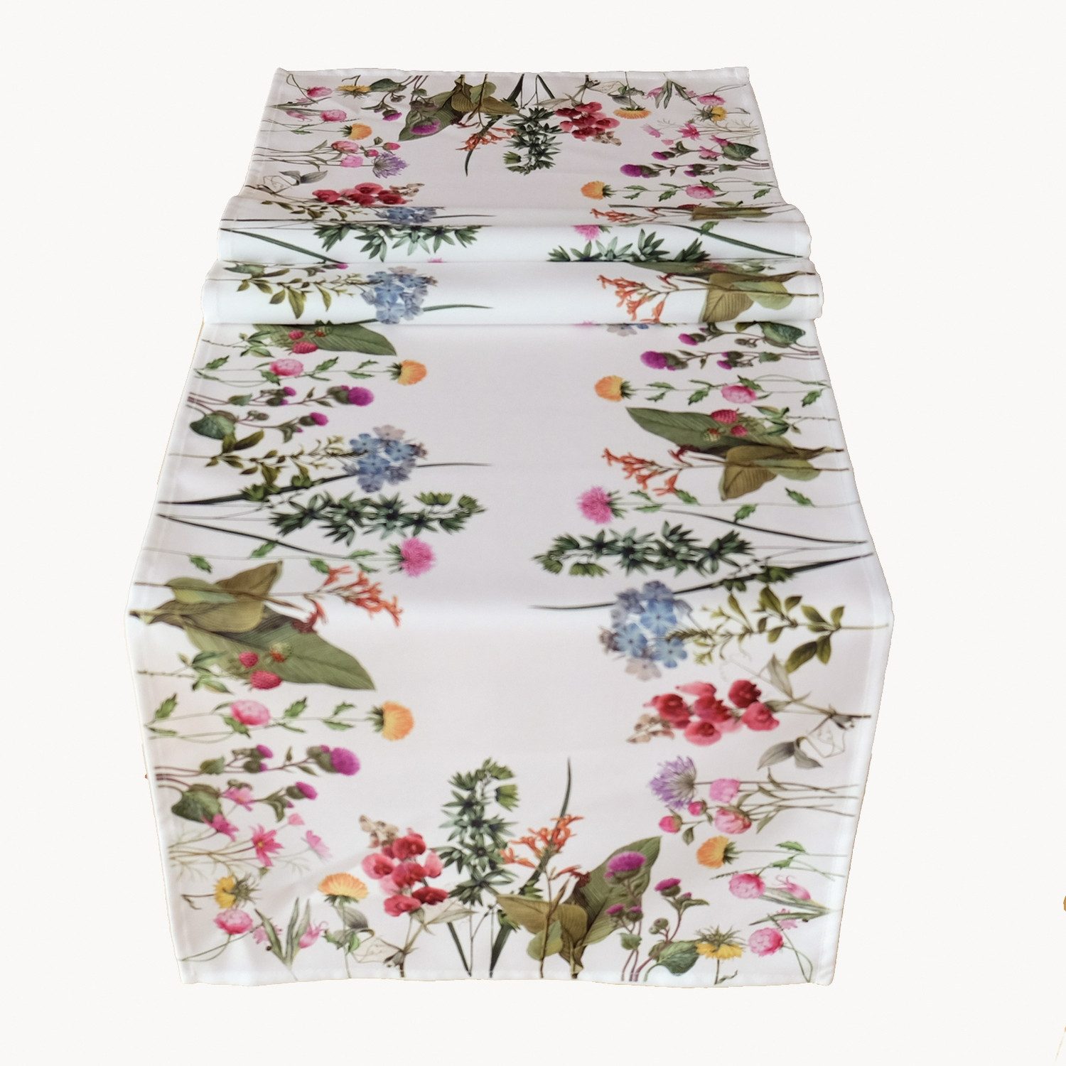 texpot Tischdecke Druck Sonnenblumen in weiß Frühling Ostern (1-tlg) günstig online kaufen
