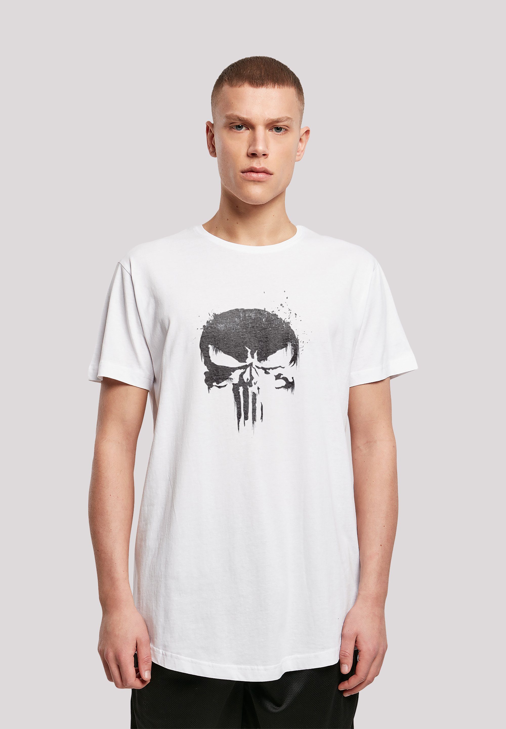 Knights Skull F4NT4STIC Punisher Marvel Print TV T-Shirt
