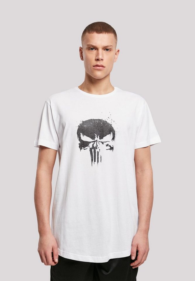 F4NT4STIC T-Shirt Marvel Knights Punisher TV Skull Print