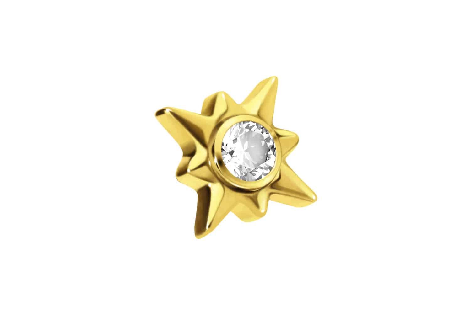 PIERCINGLINE Piercing-Set Titan Schraubaufsatz mit Außengewinde günstig online kaufen
