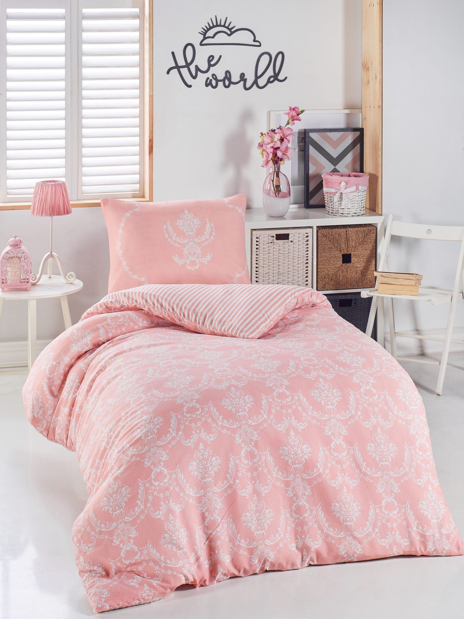 Bettdecke + Kopfkissen 65% COTTON / 35% POLYESTER J8729