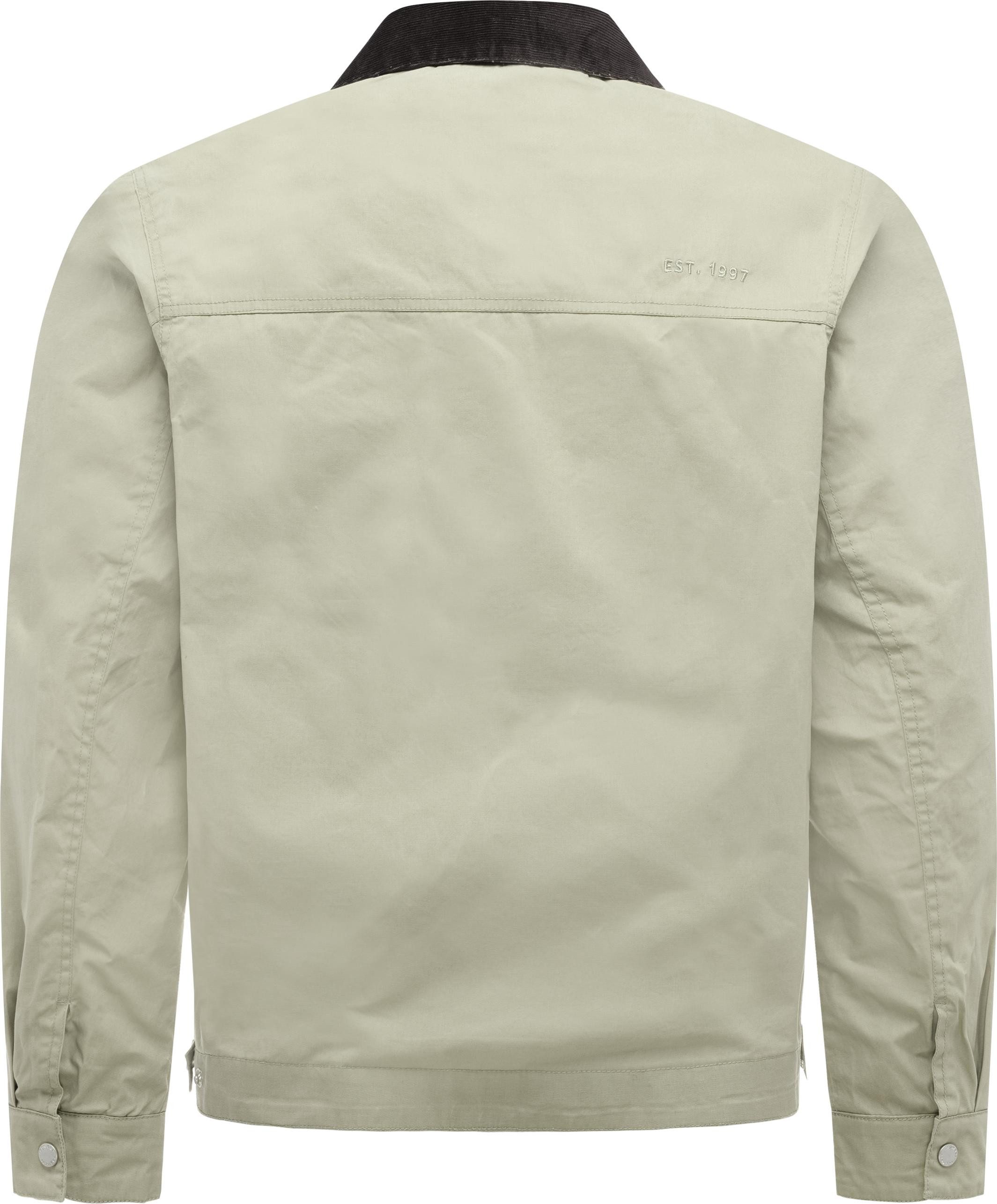 Ragwear Hemdjacke Hertan Vintage Leichte Herren Übergangsjacke mit Hemdkragen