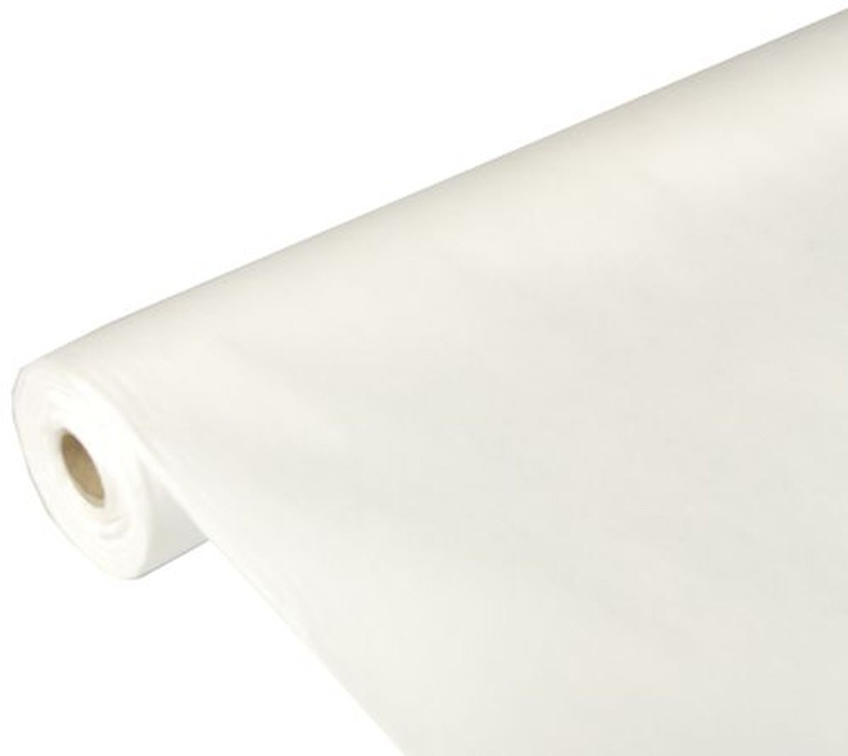 PAPSTAR Geschirr-Set Tischdecke stoffähnlich Vlies 'soft selection' 25x1,18m weiß.