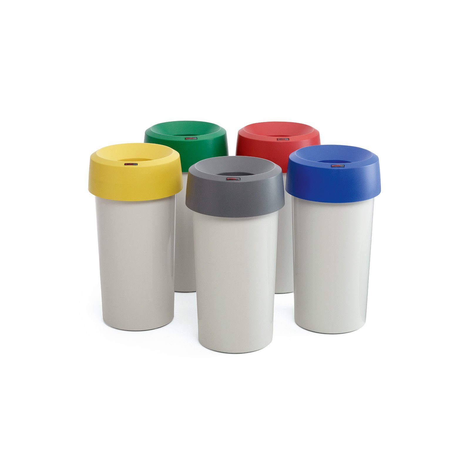 (PP) Mülleimer ohne Deckel, Pro 50l Kunststoff Mülleimer BPA-frei Modo ROTHO